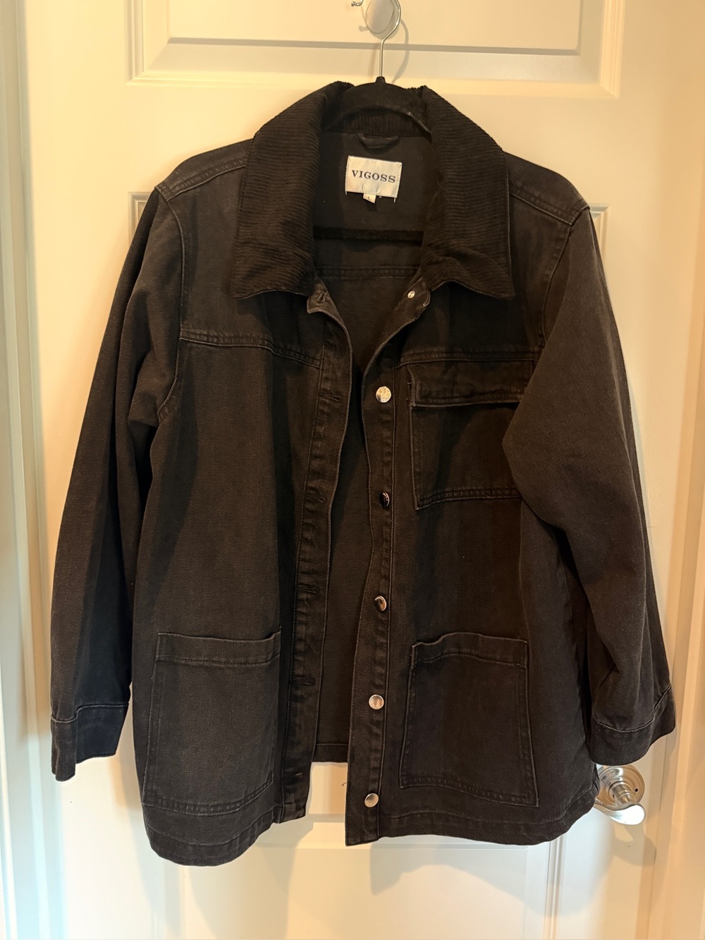 Vigoss Black Denim chore jacket